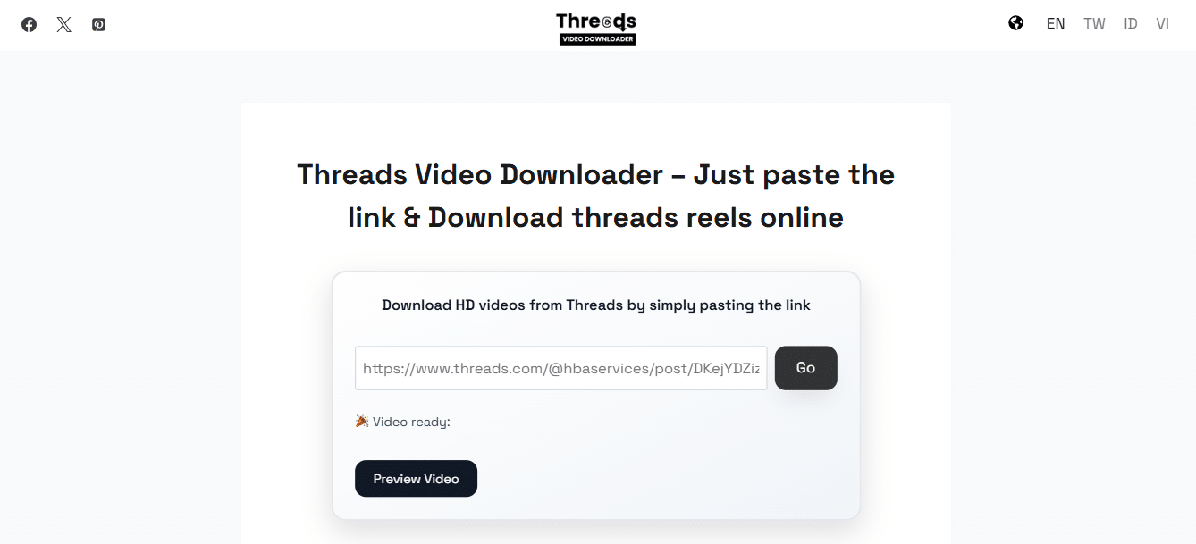 threads video downloader demonstration